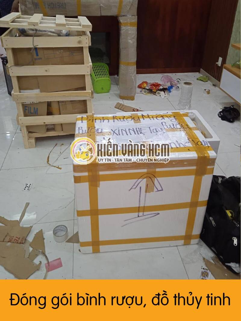 đóng gói đồ thủy tinh chuyển nhà Bắc Nam