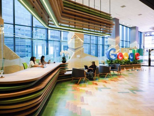Một trong những văn phòng làm việc của Google!