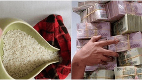 Mang tiền mặt hoặc túi đỏ thể hiện mong ước về cuộc sống đủ đầy