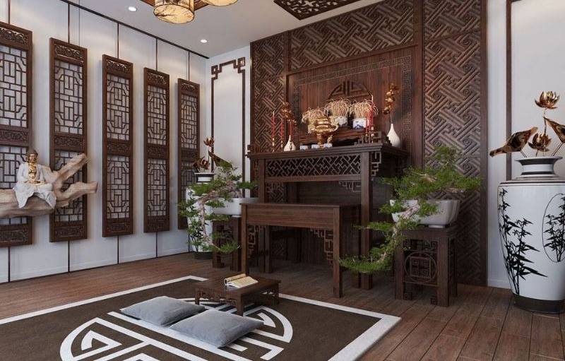 Nơi đặt bàn thờ cần kín đáo, yên tĩnh